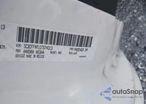 2013 Fiat 500 Pop from USA, damaged, VIN 3C3CFFAR1DT674313